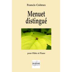 Menuet distingué for flute and piano
