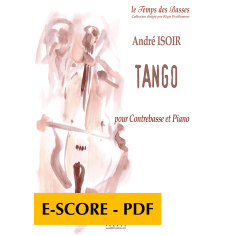 Tango (Double bass and piano version) - E-score PDF
