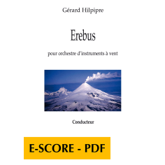 Erebus for orchestra of wind instruments (FULL SCORE) - E-score PDF