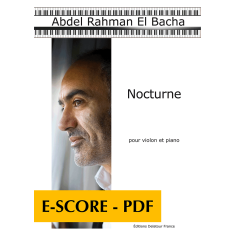 Nocturne for violin and piano - E-score PDF