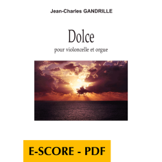 Dolce for cello and organ - E-score PDF