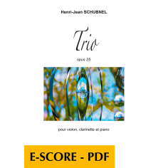Trio for violin, clarinet and piano